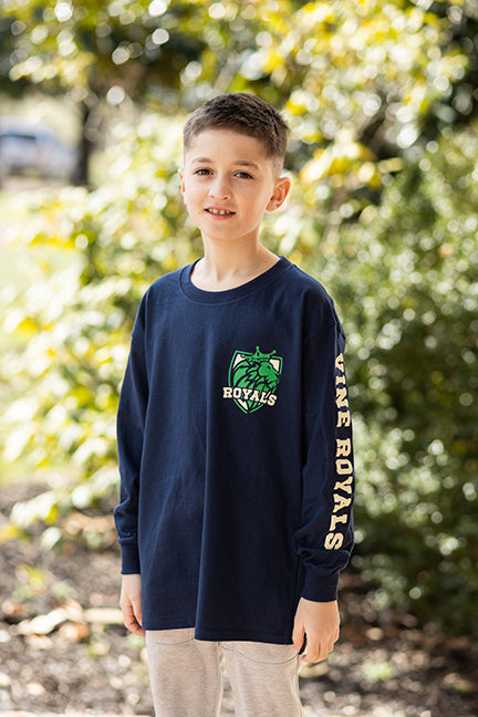 Navy Royals Long Sleeve