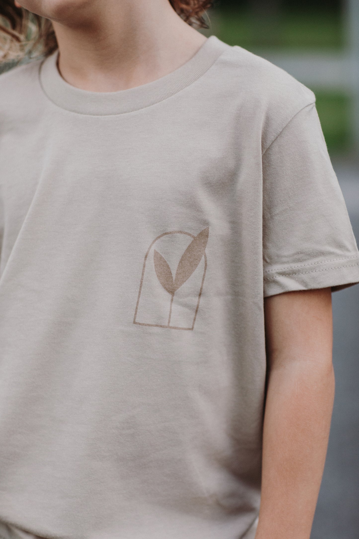 Khaki Logo T-Shirt