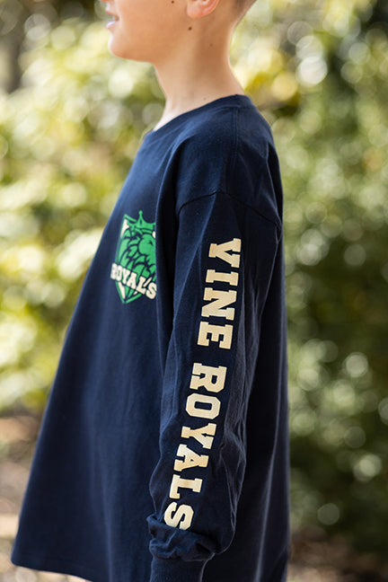 Navy Royals Long Sleeve