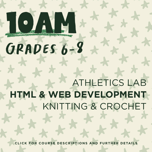 VEO | Fridays @ 10am (6th-8th Grade) (Spring Semester)