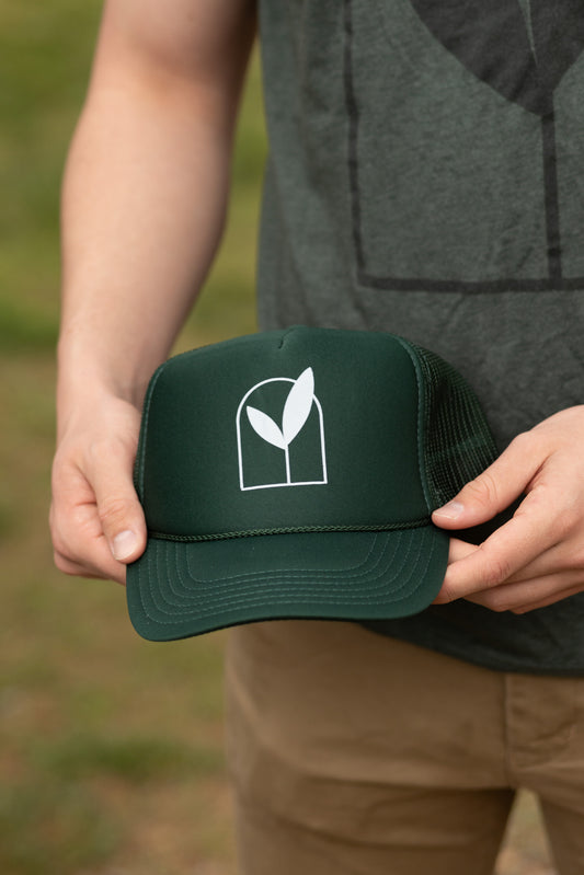 Green Logo Trucker Hat