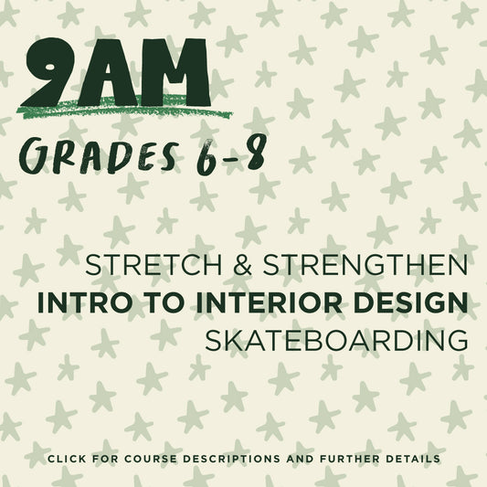 VEO | Fridays @ 9am (6th-8th Grade)