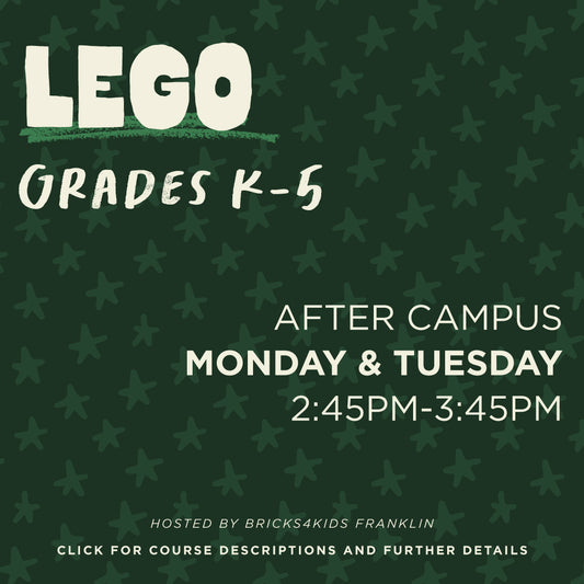 VEO | LEGO Stem (K-6 Monday and Tuesday)