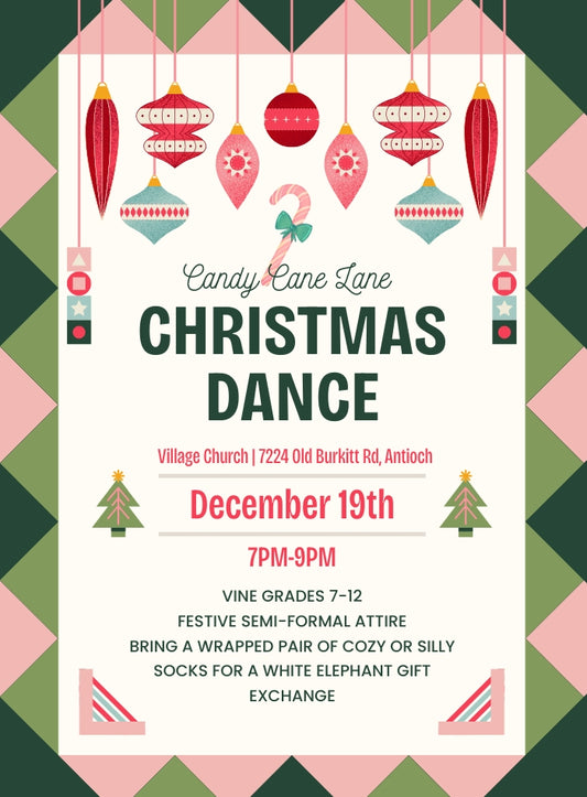Candy Cane Lane Christmas Dance